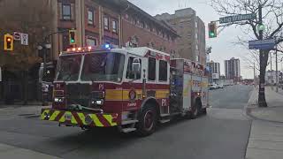 Hamilton Fire Pumper 1 Responding [upl. by Leahcir474]