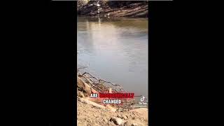 WNC River In Swannanoa Flowing In Opposite Direction Causing Toxic Dust In The Air [upl. by Rialc]