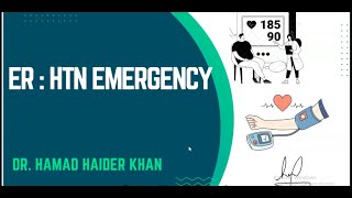 HYPERTENSIVE EMERGENCY MANAGEMENTmedicalemergency casestudy medicalstudent hypertension [upl. by Aicekal]