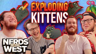 Exploding Kittens  Board Game Playthrough [upl. by Raynold417]