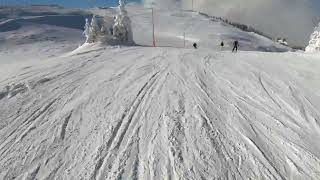 Jahorina 2023 4K 2  Crvena staza 1a i plava staza 1 [upl. by Ahsima]