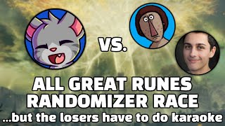 Why did I agree to this  Elden Ring ALL GREAT RUNES Randomizer Race vs star0chris amp CaptainDomo [upl. by Daitzman]