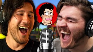 Schlatt and Markiplier Start a Podcast [upl. by Assilym]