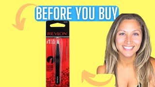 Revlon Expert Tweezer Slant Tip Review [upl. by Nahum]