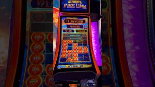 Ultimate Fire Link Slot Machine Bonus lasvegas slots casino [upl. by Elsy]