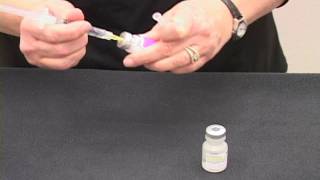 Mixing Medication demonstration [upl. by Gallager]