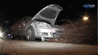 Verfolgungsjagd über Ländergrenze endet in Zwickau Sachsen 06032012 [upl. by Ikuy]