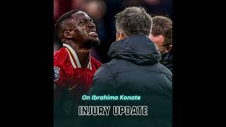 Ibrahima Konate Injury Update 🚨  Concern for Wrist Fracture or Dislocation [upl. by Belen497]