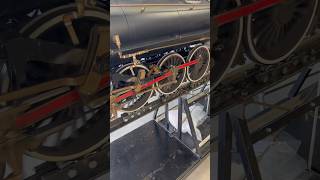 Walschaerts Valve Gear on Live Steam Locomotive steamlocomotive steamengine mechanical train [upl. by Ayar]