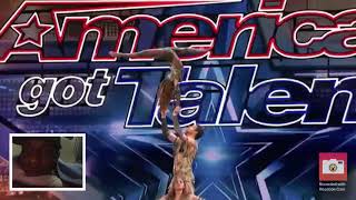 Zurcaroh Golden Buzzer Worthy Aerial Dance Group Impresses Tyra Banks  A… – REACTION [upl. by Aliuqat]