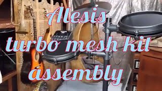 Alesis turbo mesh kit assembly [upl. by Adelaida881]