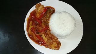 HOW TO MAKE CHINESE SWEET AND SOUR CHICKEN [upl. by Preston]