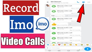 How To Record Video Calls On Imo [upl. by Serene291]