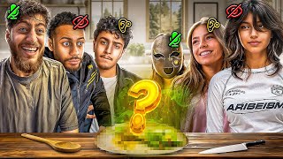 3 VS 3 AVEUGLE SOURD et MUET EN CUISINE ft Nico Flamby Aneyaris Nym et Cocotte REDIFF [upl. by Cirek]