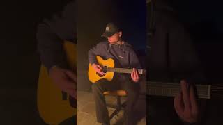 Traveling man  Zach Bryan zachbryan acoustic fire [upl. by Armallas16]