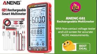 The ANENG 681 Rechargeable Digital Multimeter [upl. by Cheston]