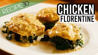 Chicken Florentine with a Parmesan Cream Sauce [upl. by Philpot]