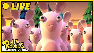 LIVE 🔴 THE RABBIDS ARE EVERYWHERE  Rabbids Invasion  Cartoon for Kids [upl. by Aserat]