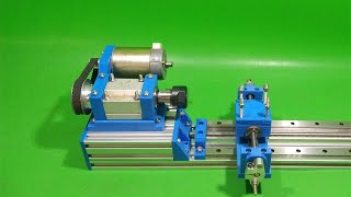 Homemade ER20 Spindle Chuck DIY Lathe Milling 3D Printer Machine [upl. by Aidualk]