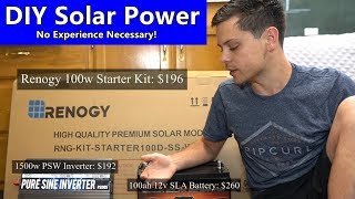 Build Your First Solar Power System Beginner Tutorial Easily Explained Budget Friendly [upl. by Yznil]