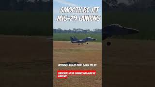 I Mastered Smooth Landings with My RC Mig29 Jet [upl. by Alieka555]