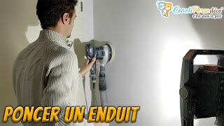 Poncer un enduit de lissage extra fin à la ponceuse [upl. by Morra]