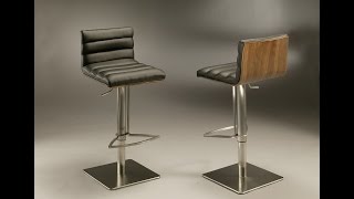 Swivel Bar Stools With Back [upl. by Anaed796]