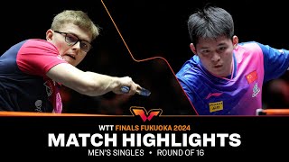 Alexis Lebrun vs Lin Shidong  MS R16  WTT Finals Fukuoka 2024 [upl. by Nwahsav]