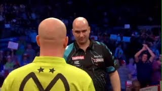 2017 World Series of Darts Finals Quarter Final van Gerwen vs Cross [upl. by Craner]