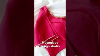 Moonglade design studio blouse design machine embroideryvettichira Malappuram dt [upl. by Pozzy]