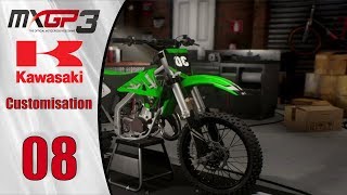 MXGP 3  KAWASAKI 125 KX quotCustomisation FR amp Test quot PS4Xbox OnePCquot [upl. by Miharba]