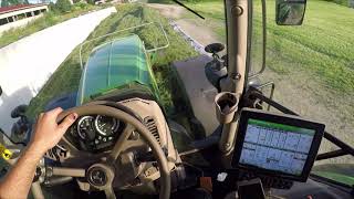 HDGoPro H5  Let´s Drive John Deere 6145R beim Siloverteilen Teil 1 [upl. by Ott540]