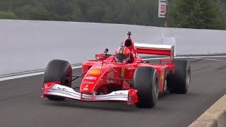 Ferrari Formula 1 V10 PURE EXHAUST SOUNDS [upl. by Rori]