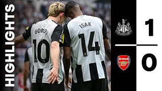 Newcastle United 1 Arsenal 0  Premier League Highlights [upl. by Adnol]