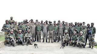 COMMANDERS at LOC meet JAWANS of RR SIKH LI GRENADIERS amp ASSAM Regt [upl. by Sayed]