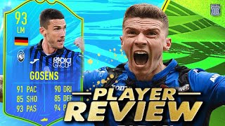 PORTUGALS DESTROYER😭 93 NATION PLAYER GOSENS PLAYER REVIEW FOF PTG  FIFA 21 ULTIMATE TEAM [upl. by Rondi]