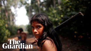 Amazon fires the tribes fighting to save their dying rainforest [upl. by Seidnac]