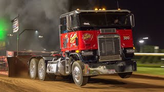 HOT SEMI PULLING 2021 Battle of The Bluegrass Pulling Lexington Ky THOROUGHBRED DIESEL THROWDOWN [upl. by Ceciley577]