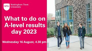 What to do on ALevel Results Day 2023 [upl. by Spring]