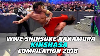 WWE Shinsuke Nakamura Kinshasa Compilation 2018 [upl. by Aekahs]