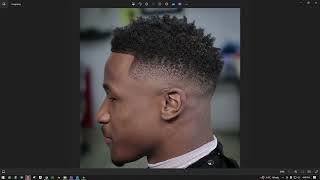 making of hair cards for Afro hair with buzz cuts [upl. by Yelhak348]