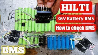 Hilti 36V Battery BMS  How to Check Hilti Battery BMS  Hilti Battery Repair  Talagang Technology [upl. by Llenhoj]