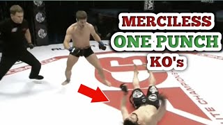 MERCILESS One Punch Knockouts In MMA [upl. by Burford]