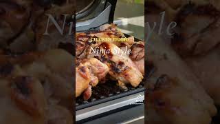 Chicken thighs Ninja Woodfire Grill Style [upl. by Ivek344]