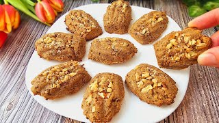 1 cup oatmeal and 2 apples🍎 Healthy diet cake in 5 minutes No sugar no flour [upl. by Dixie]