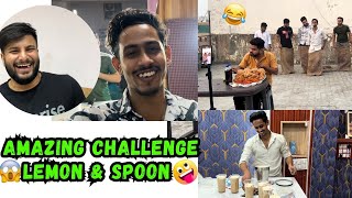 Amazing Challenge Lemon amp Spoon 🤣  Shahid Saifi NT  vlog shoot  Shahid Saifi NT  funny [upl. by Justina476]