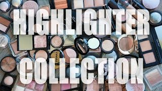 HIGHLIGHTER COLLECTION  Makeup Graveyard 2016  Tati GlamLifeGuru [upl. by Chas]