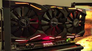 ASUS ROG STRIX RX 580 8GB GAMING Furmark BenchMark [upl. by Ottillia454]