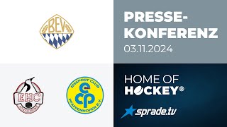 03112024  Pressekonferenz  EHC Königsbrunn vs EC Pfaffenhofen [upl. by Lynnelle]