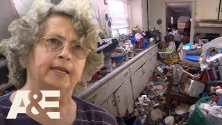 Hoarders Tempers RAGE When Hoarder is Confronted With Reality  AampE [upl. by Annay]